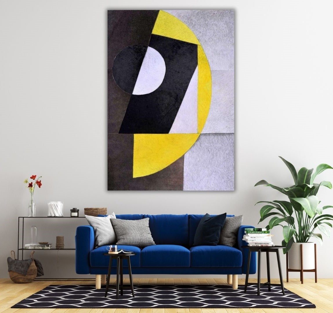 Eclipse abstract leather wall prints